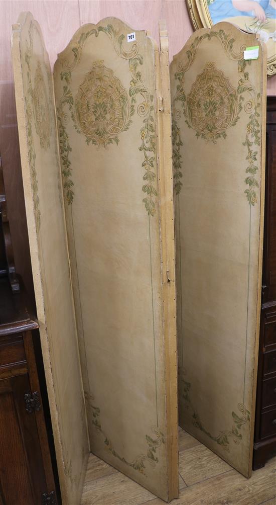 A four fold screen, H.176.5cm